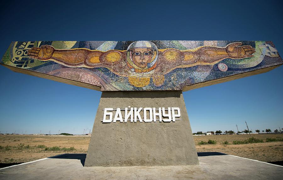 Baikonur Spaceflight Mural #1 Photograph by Nasa/bill Ingalls