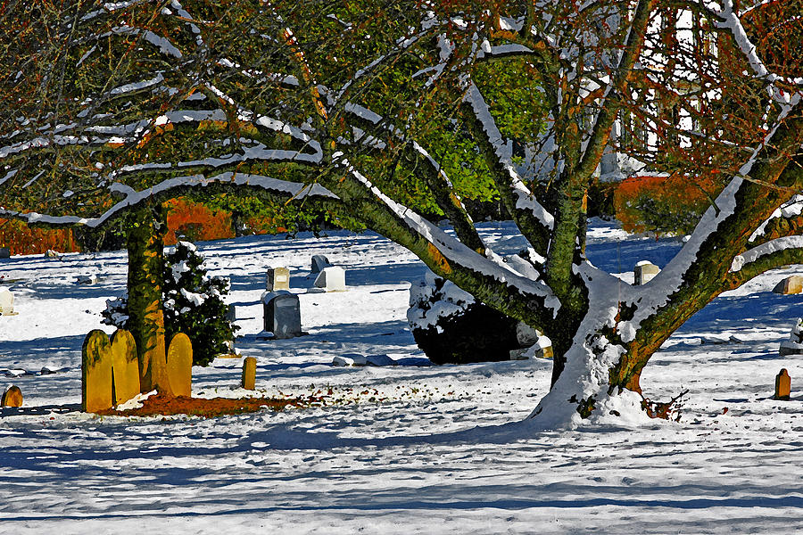 Baldwin Memorial United Methodist Church Cemetery #2 Photograph by Andy Lawless