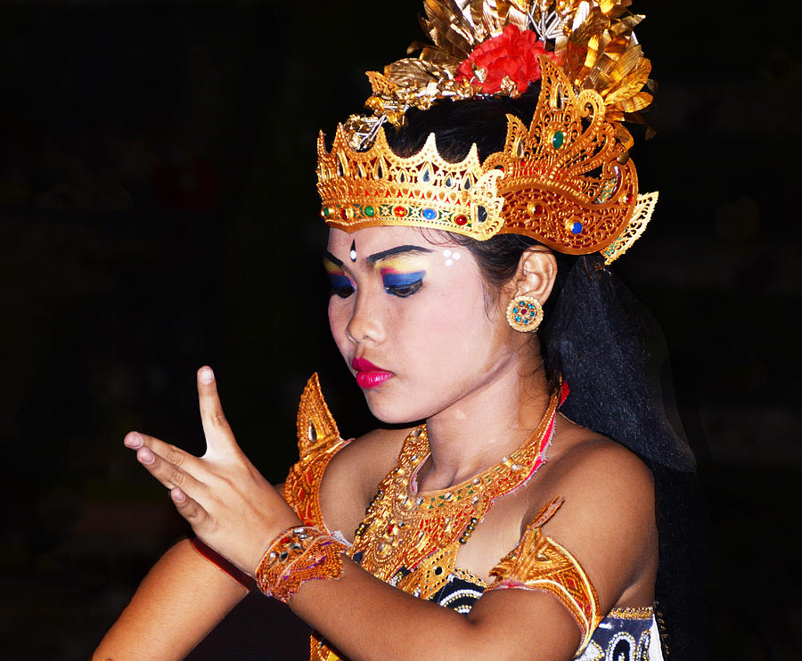  Balinese  Dancer During Kecak Dance In Ubud Bali  Photograph 