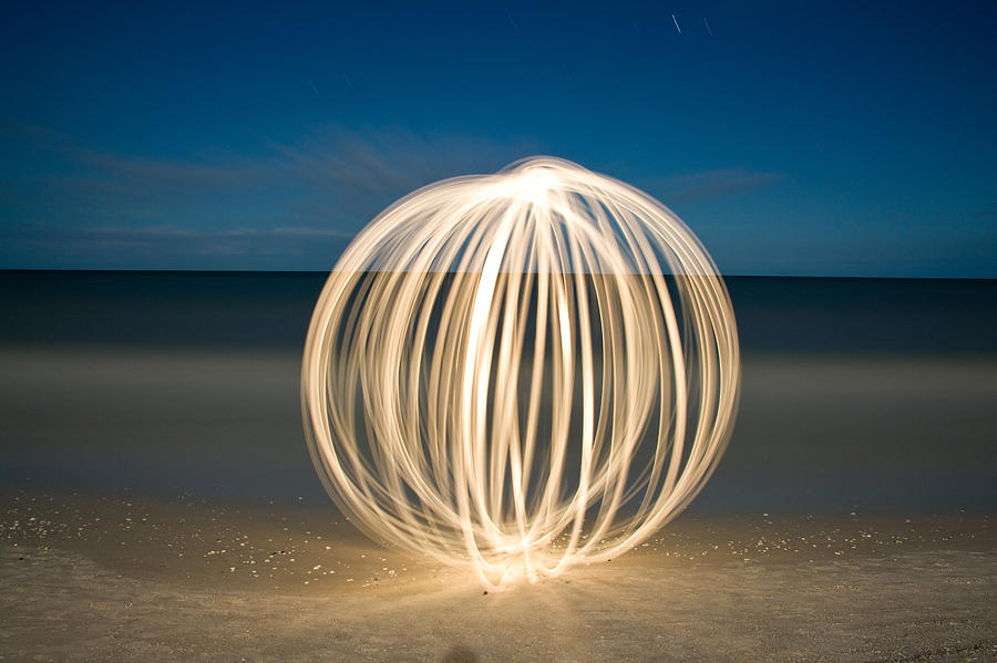 Ball of Light Marco Island Beach Photograph by Rich Franco