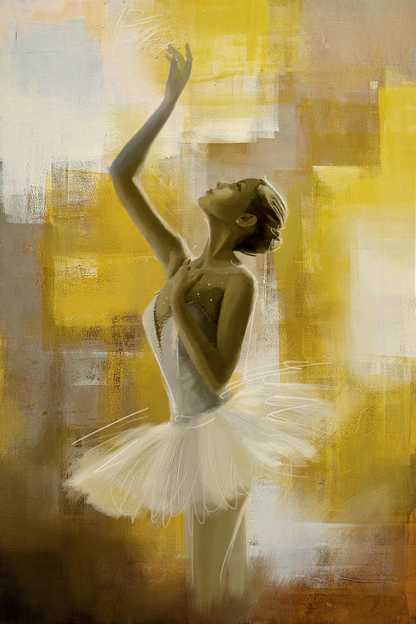 Ballerina  #1 Painting by Corporate Art Task Force