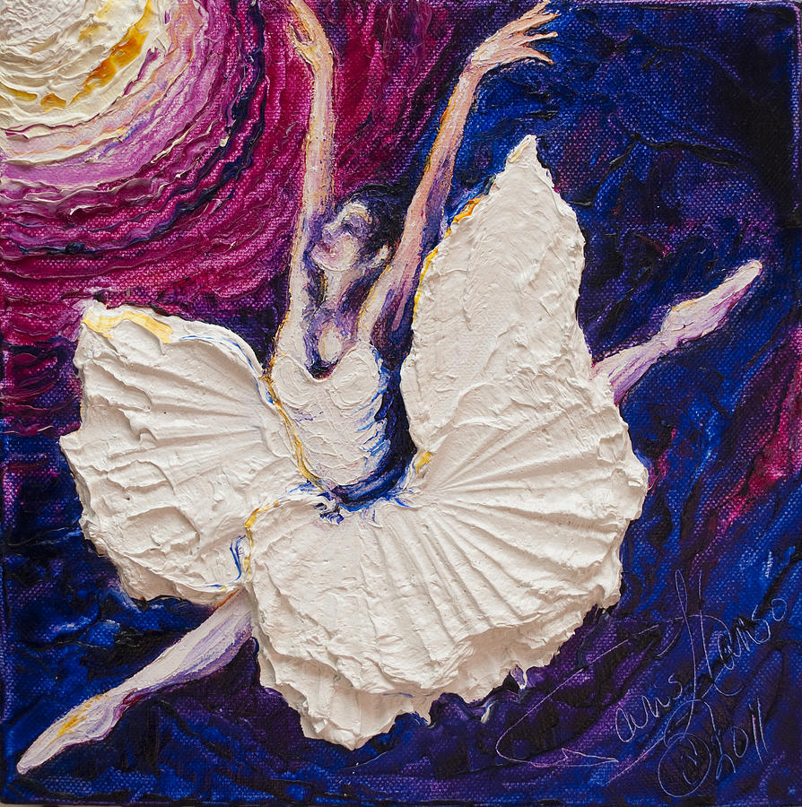 Ballerina Dancing II Painting by Paris Wyatt Llanso