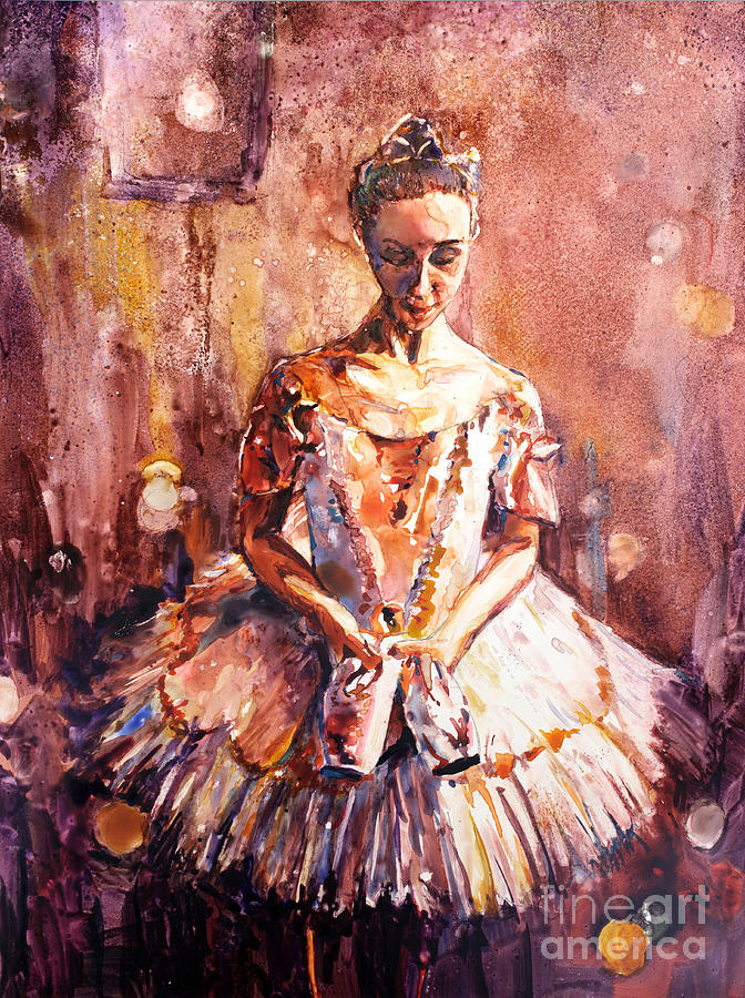 Ballerina  Painting by Ryan Fox