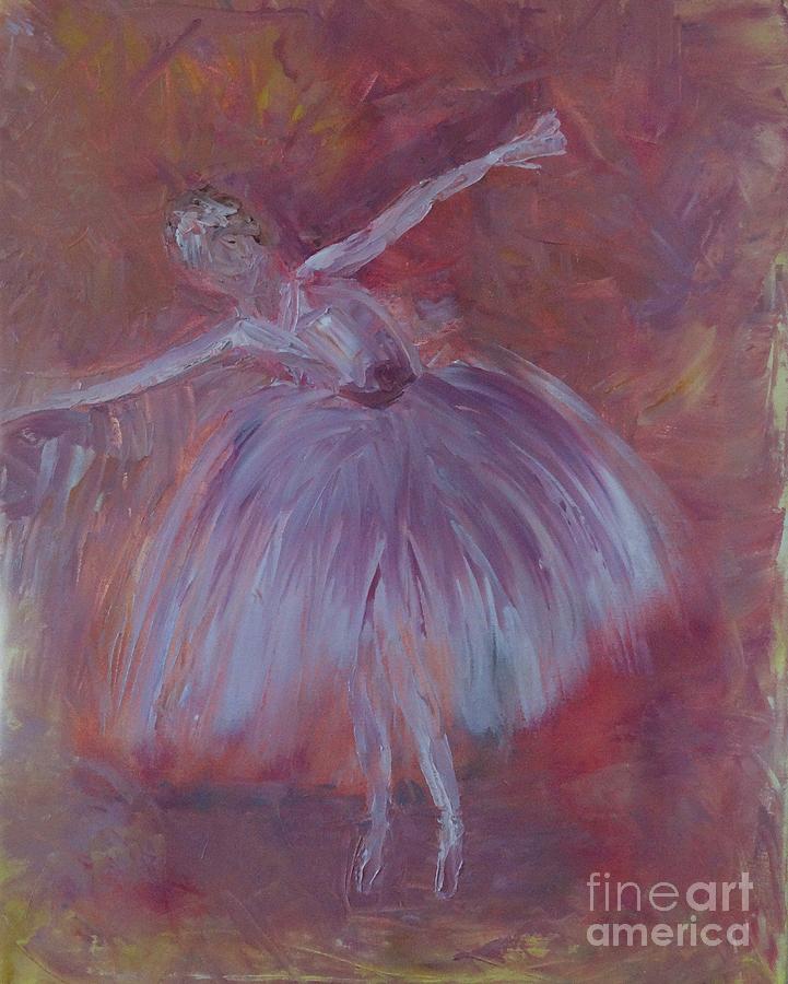 Ballerina Stumble #1 Painting by J L Zarek
