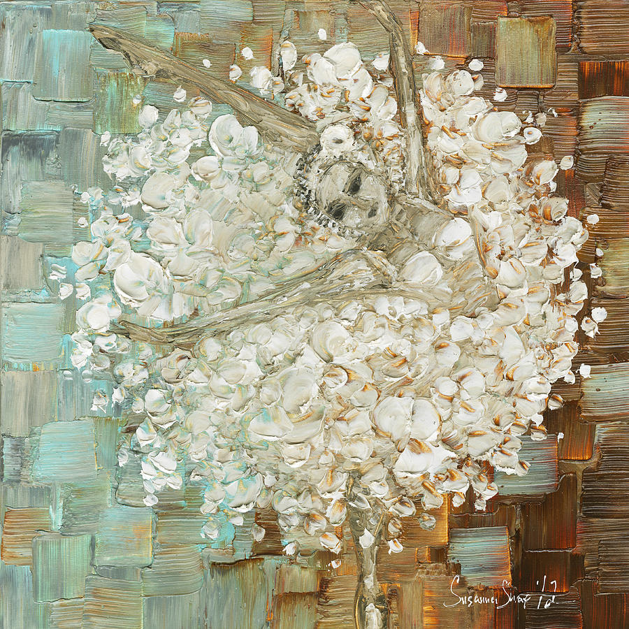 Flower Painting - Ballerina art by Susanna Shaposhnikova