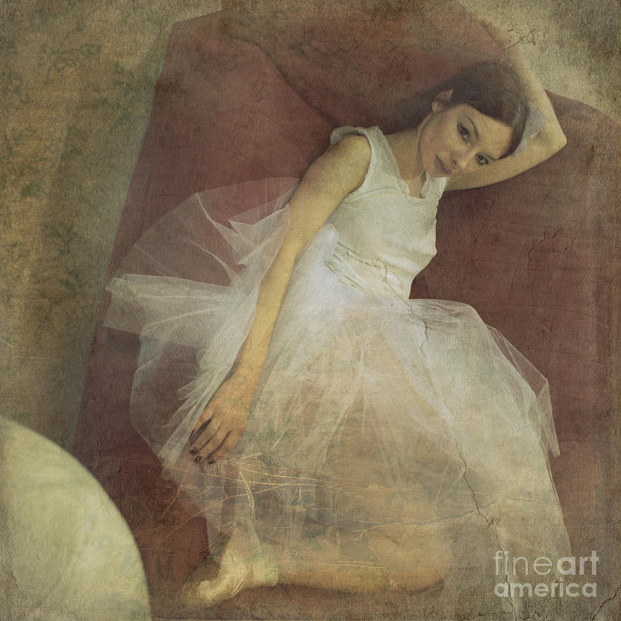 Vintage Photograph - Ballerina #1 by Sylvia Lakoma