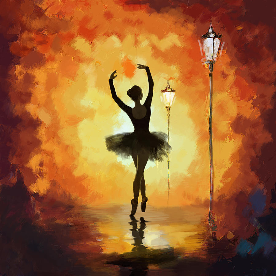 Ballet Dancer #1 Painting by Corporate Art Task Force