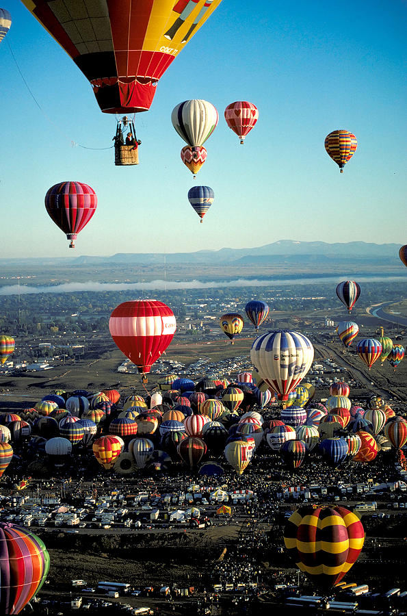 Balloon Fiesta in Albuquerque Photograph by Carl Purcell - Fine Art America