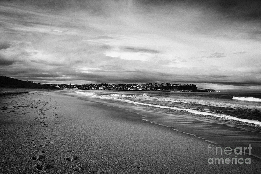 Winter Photograph - Ballycastle Beach In Winter County Antrim Northern Ireland #1 by Joe Fox