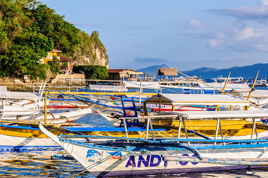 Bancas Outrigger Boats From The Philippines Photograph By Colin Utz