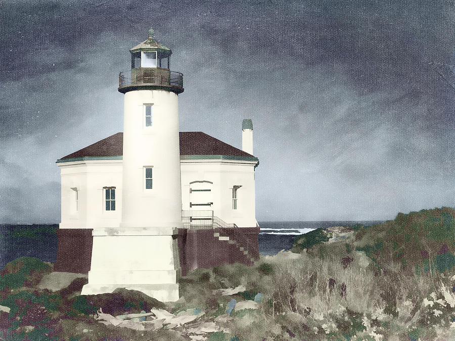 Lighthouse Photograph - Bandon Lighthouse #1 by Carol Leigh