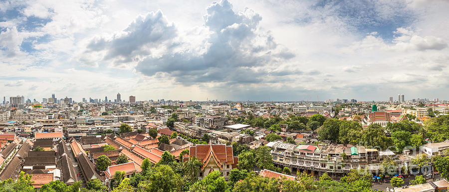 Bangkok panorama #1 Photograph by Didier Marti