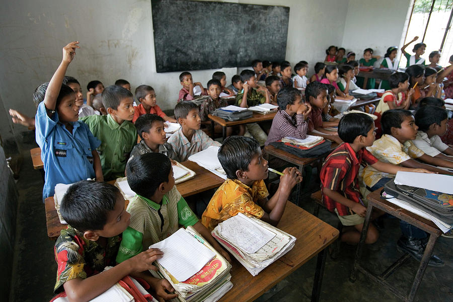 Bangladeshi Village School Photograph By Adam Hart-davis/science Photo ...