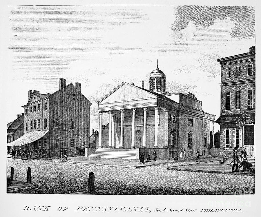 Bank Of Pennsylvania, 1800 #1 Photograph by Granger