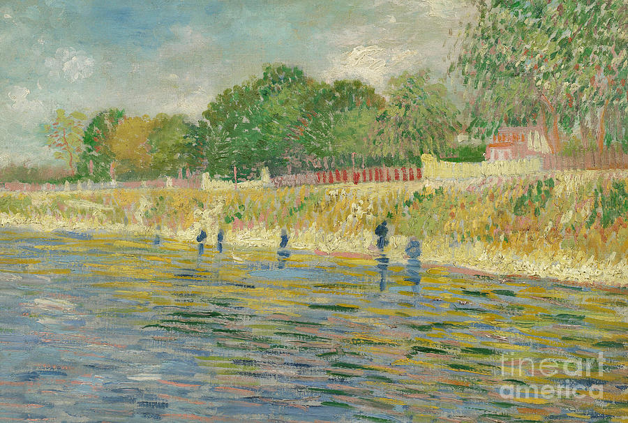 Bank of the Seine Painting by Vincent van Gogh
