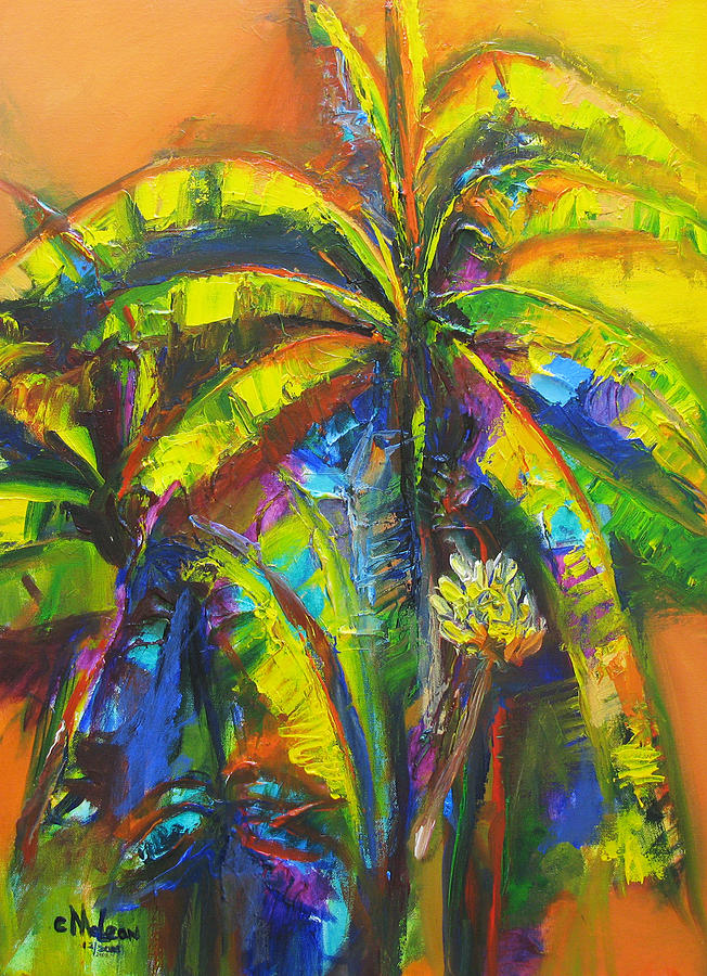 Bannana Tree #1 Painting by Cynthia McLean