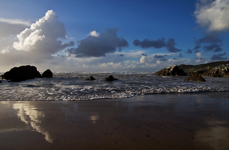 Barricane Beach in North Devon #1 Photograph by Pete Hemington