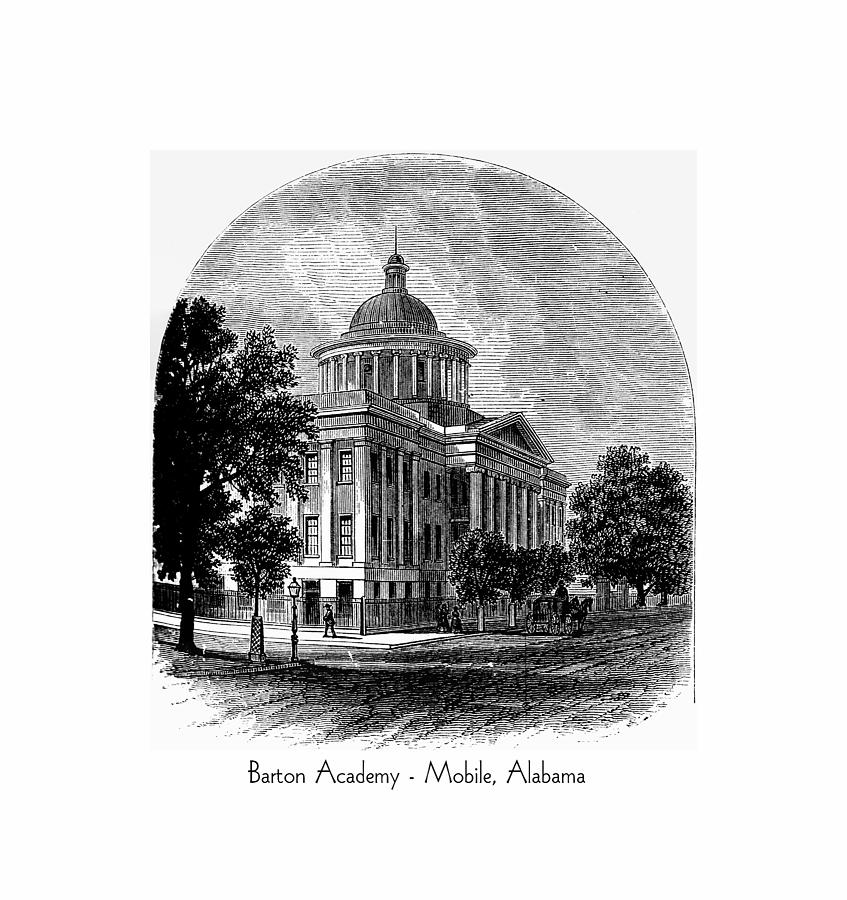 Barton Academy - Mobile Alabama #1 Digital Art by John Madison