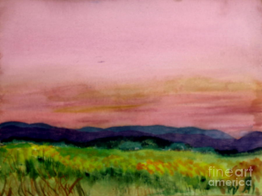 Barton Sunset #2 Painting by Donna Walsh