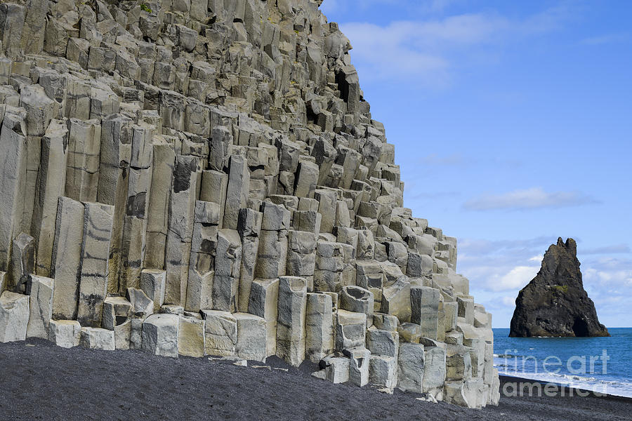 Basalt Columns, Iceland #1 Photograph by John Shaw
