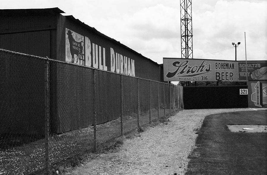 Baseball Field Bull Durham Sign #1 Photograph by Frank Romeo