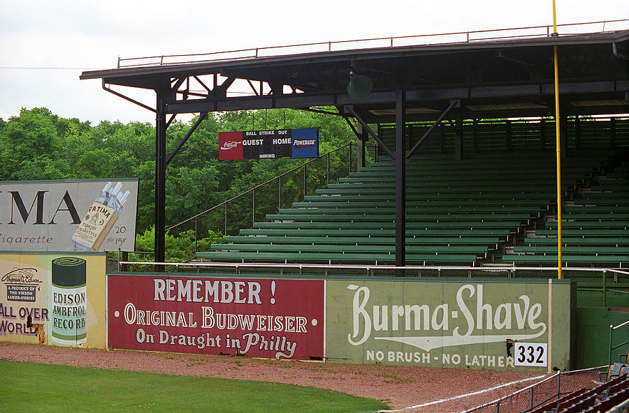Baseball Field Burma Shave Sign #1 Photograph by Frank Romeo