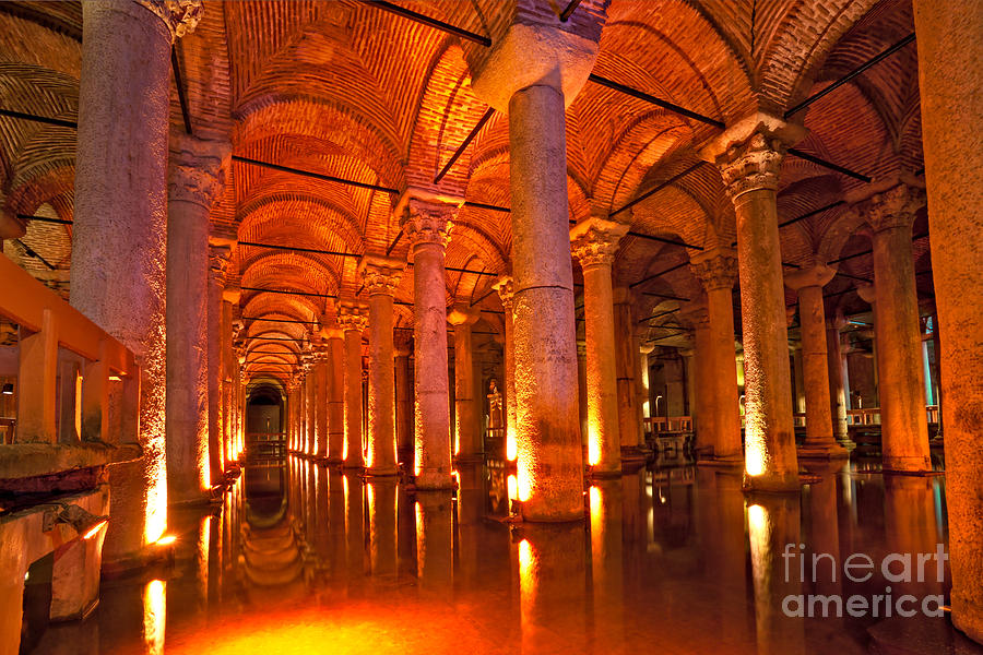Basilica Cistern - Istanbul - Turkey #1 Photograph by Luciano Mortula