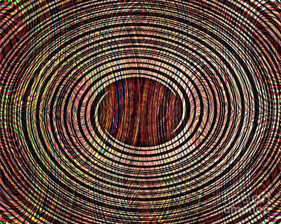 Abstract Digital Art - Basket Weave Digital Art by Sarah Loft