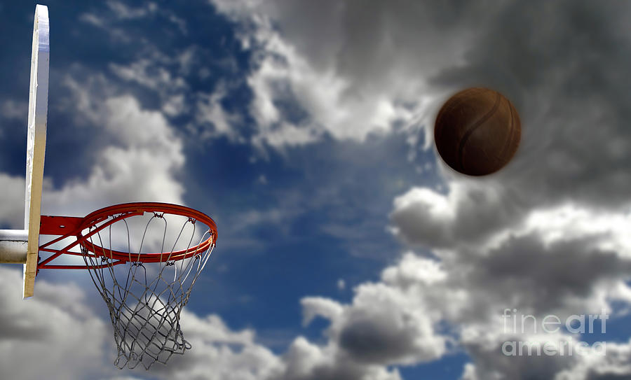 Basketball Photograph - Basketball  #2 by Lane Erickson