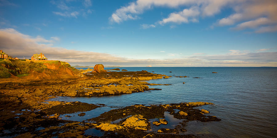 Bass Rock from Dunbar #1 Photograph by Mark Llewellyn