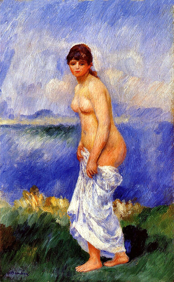 Bather #1 Digital Art by Pierre-Auguste Renoir