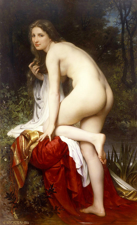 Bather #2 Painting by William-Adolphe Bouguereau