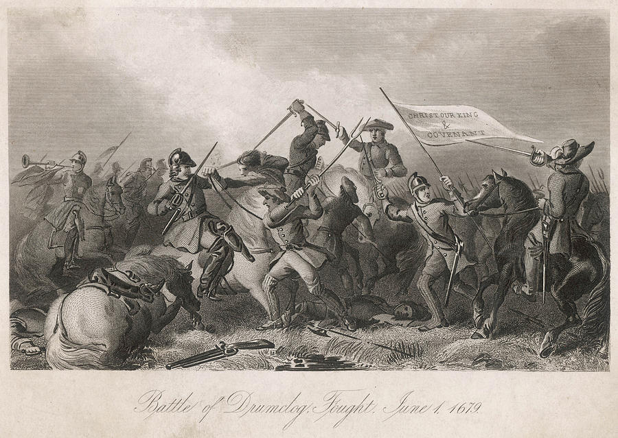 Battle Of Drumclog Royal Troops Drawing by Mary Evans Picture Library ...