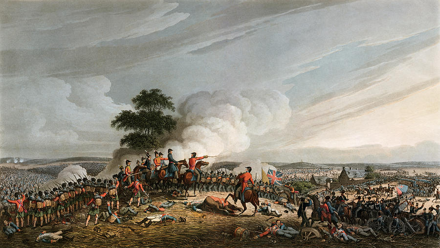 Battle Of Waterloo, 1815 #2 Painting by Granger