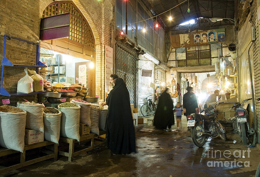 Bazaar Market In Isfahan Iran #1 Photograph by JM Travel Photography