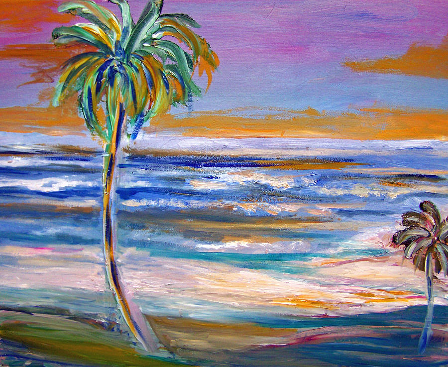 Beach Color Painting by Patricia Clark Taylor - Fine Art America