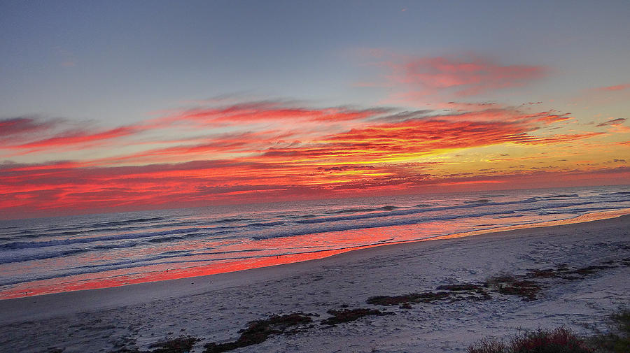 Sunset Photograph - Beach #1 by Dennis Dugan