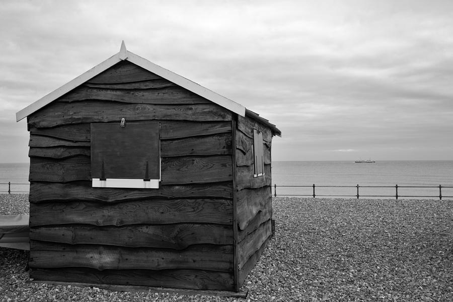 Beach hut at Kingsdown #1 Photograph by Ian Middleton