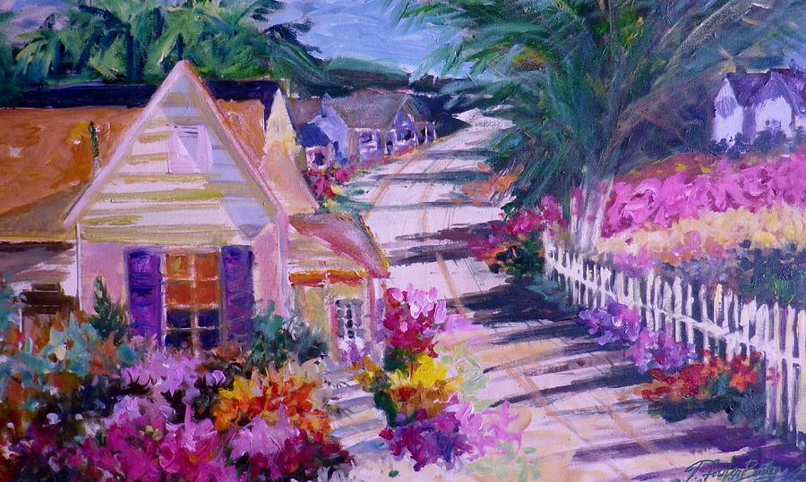 Key West Painting - Beach Path by Therese Fowler-Bailey
