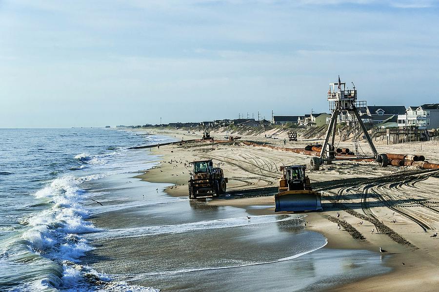 Beach Restoration Project #1 Photograph by John Greim/science Photo Library