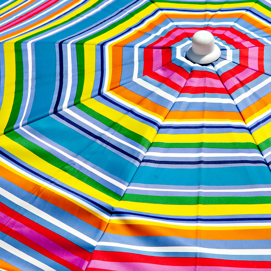 Beach Umbrella #2 Photograph by Art Block Collections