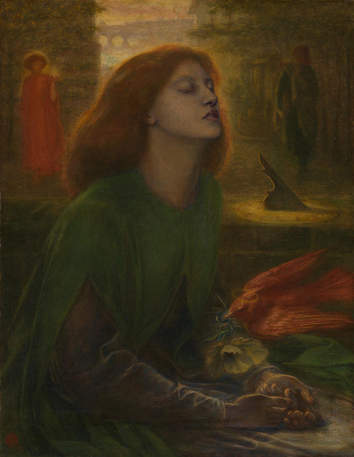 Dante Gabriel Rossetti Painting - Beata Beatrix #1 by Dante Gabriel Rossetti