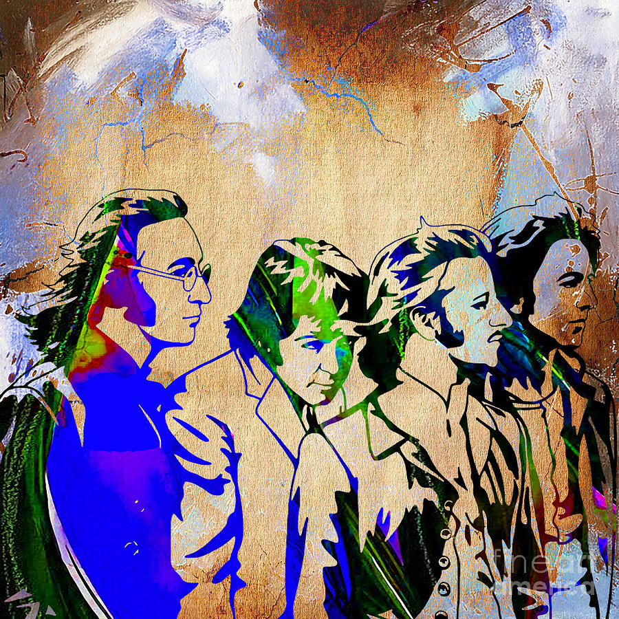 The Beatles Mixed Media - Beatles Collection #1 by Marvin Blaine