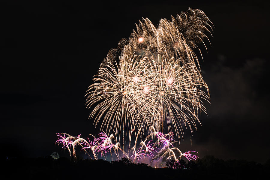 Beautiful Colorful Fireworks Photograph
