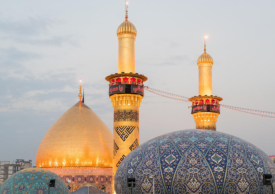 Beautiful mosque with golden minarets #1 Photograph by Jasmin Merdan