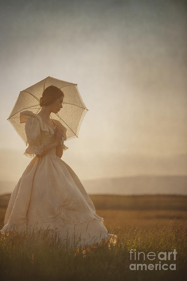 Beautiful Victorian Woman With Parasol Photograph By Lee Avison Pixels