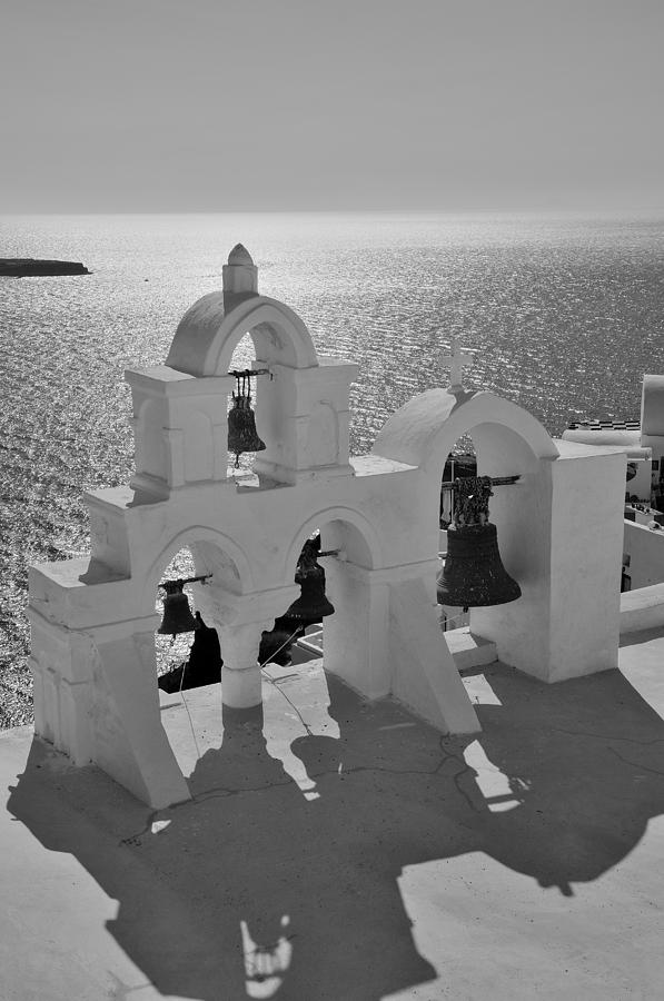 Holiday Photograph - Belfry in Oia by George Atsametakis