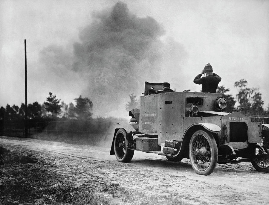 Belgian Armored Car #1 Photograph by Underwood Archives