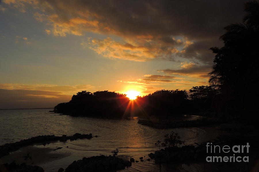 Belize Sunset Photograph By Paul Sandilands Fine Art America