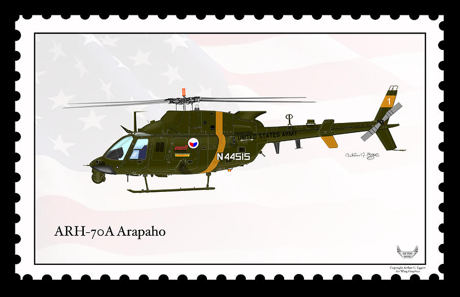 Bell Helicopter Digital Art - Bell Helicopter ARH-70A Arapaho #1 by Arthur Eggers
